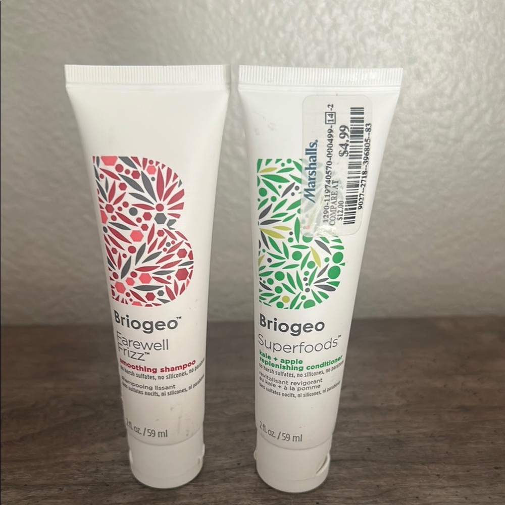 Briogeo shampoo and conditioner